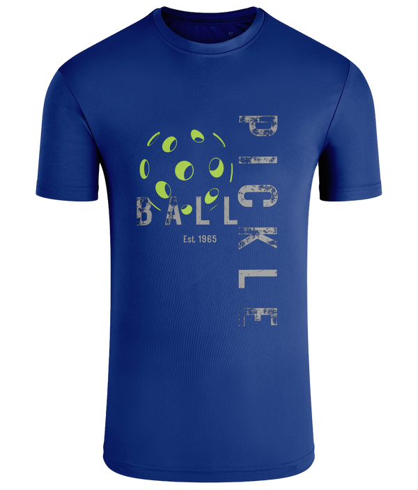 Performance T-shirt Pickleball Graphics with Rustic Font