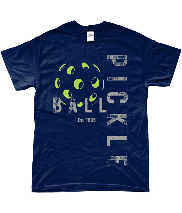 T-Shirt with Pickleball Graphics - Rustic Font