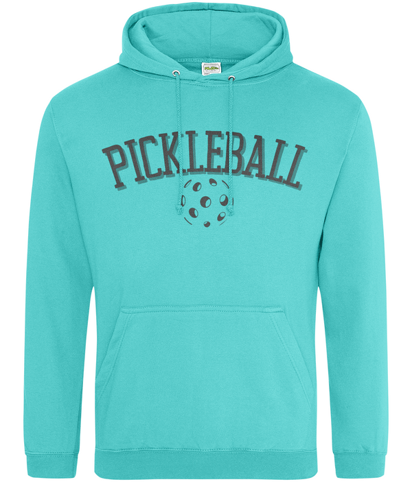 Pickleball Hoodie with centre ball graphic