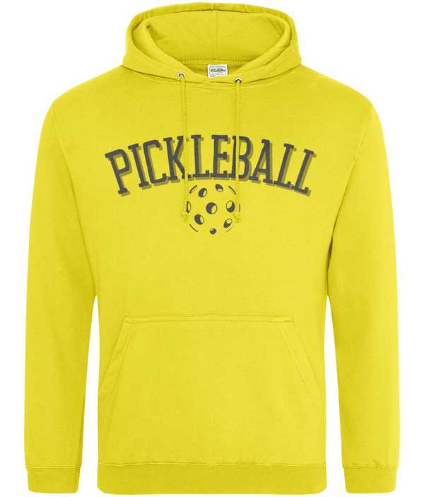 Pickleball Hoodie with centre ball graphic