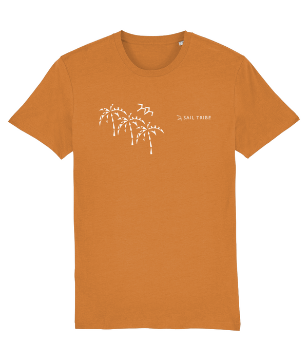 Tribal Palm - White, Sailing T Shirts