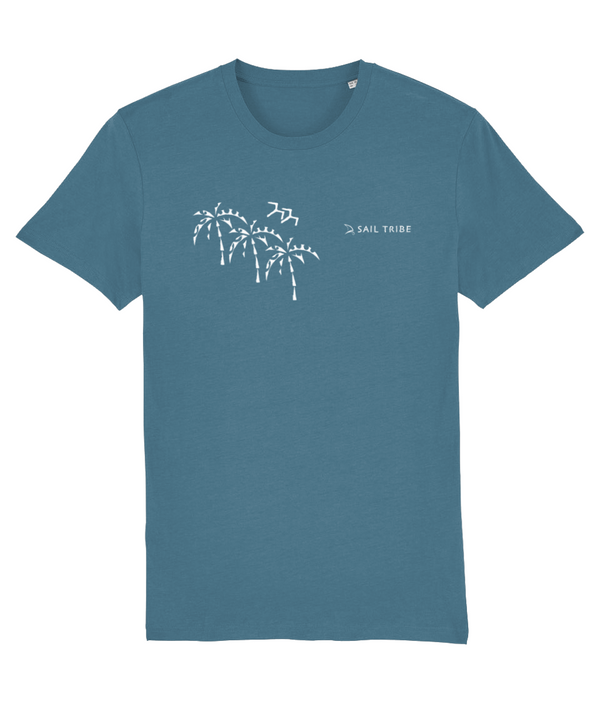 Tribal Palm - White, Sailing T Shirts
