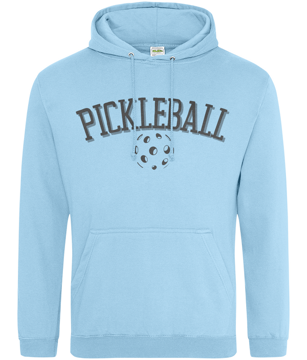 Pickleball Hoodie with centre ball graphic