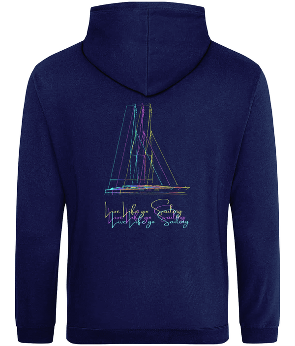 Sailing Hoodie Multi Yacht Graphic - Limited Edition