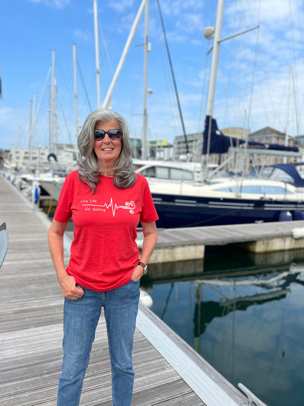 Sailing T Shirts - Live life go sailing