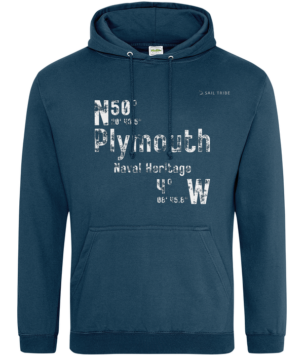 Plymouth_naval_heritage_sailing_hoodie - Ink Blue