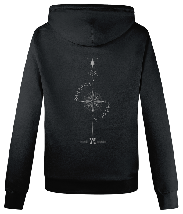 Sailing Hoodie - North Star graphic