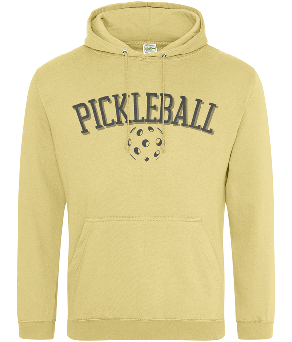 Pickleball Hoodie with centre ball graphic