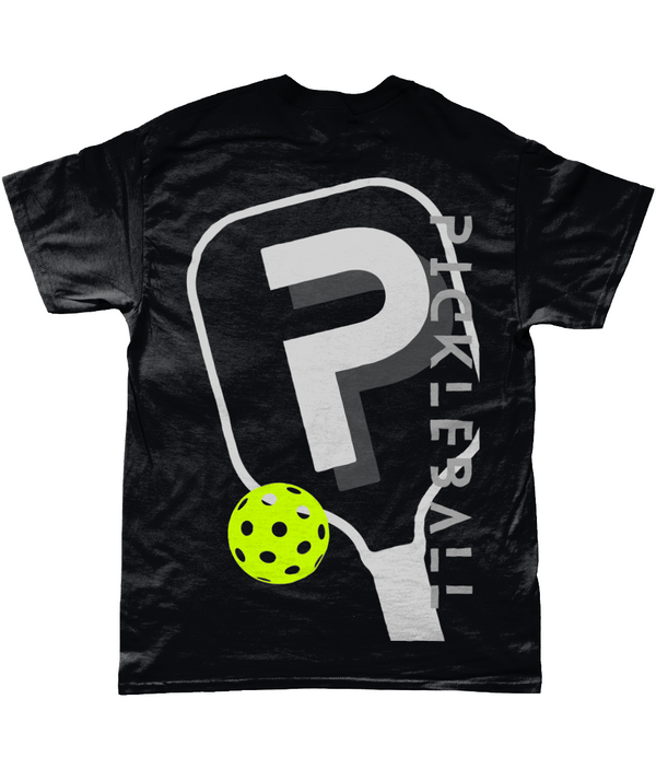 Pickleball T-Shirt with Paddle graphics