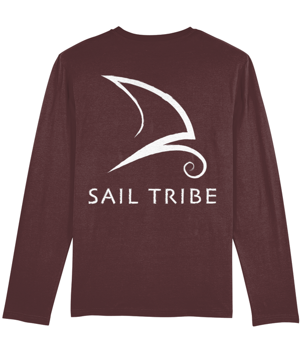 Long Sleeve Sailing T Shirt - Burgandy
