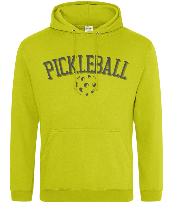 Pickleball Hoodie with centre ball graphic