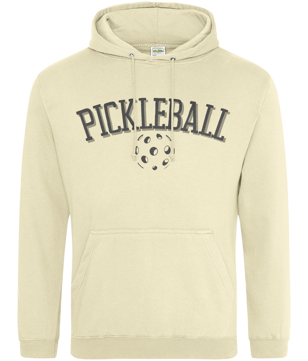 Pickleball Hoodie with centre ball graphic