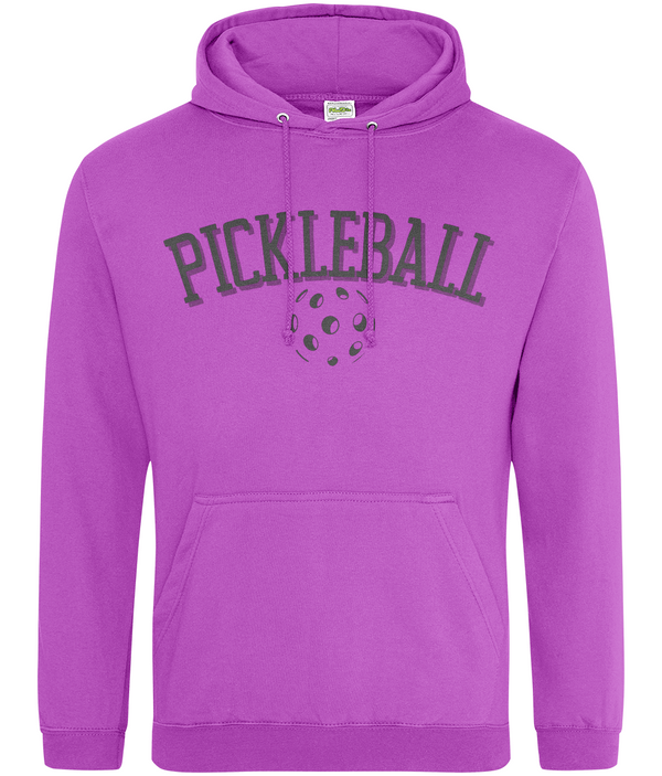 Pickleball Hoodie with centre ball graphic