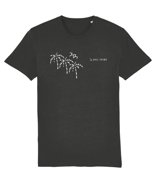 Tribal Palm - White, Sailing T Shirts
