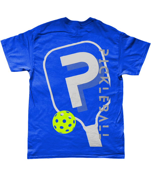 Pickleball T-Shirt with Paddle graphics