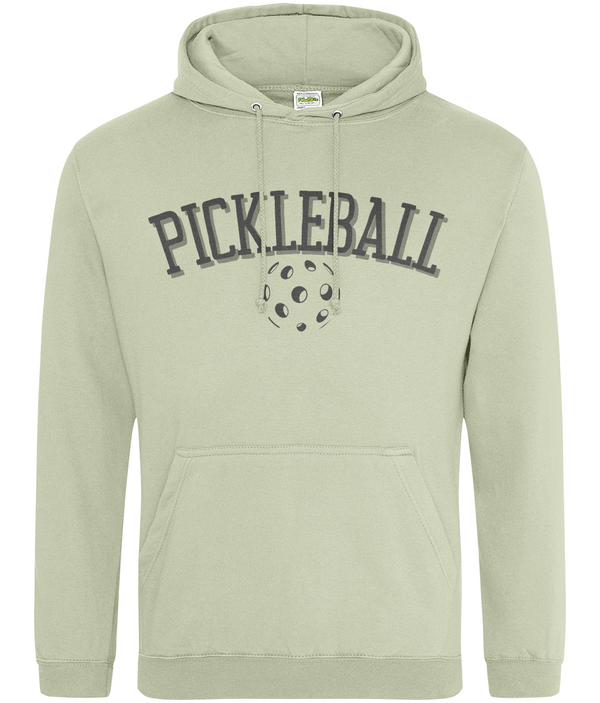 Pickleball Hoodie with centre ball graphic