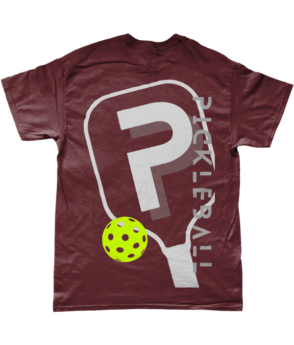 Pickleball T-Shirt with Paddle graphics