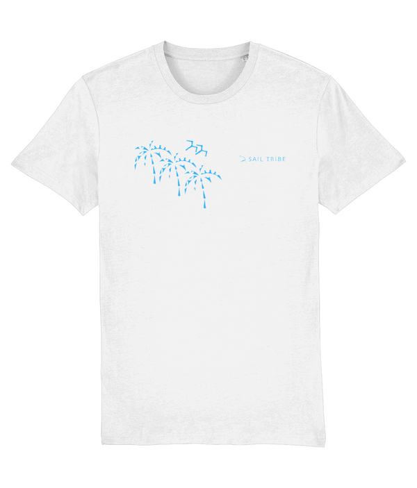 Tribal Palm - Blue, Sailing T Shirts