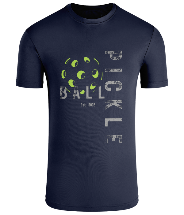 Performance T-shirt Pickleball Graphics with Rustic Font