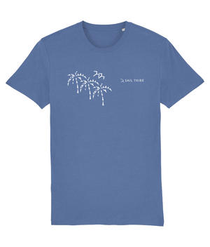 Tribal Palm - White, Sailing T Shirts