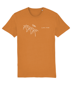 Tribal Palm - White, Sailing T Shirts