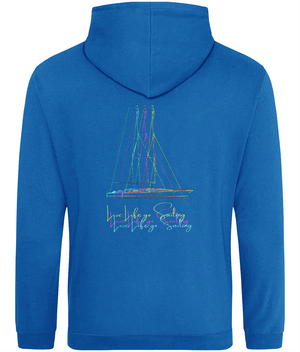 Sailing Hoodie Multi Yacht Graphic - Limited Edition