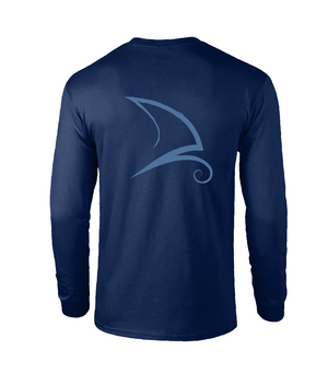 Sailing Clothing Long Sleeve Sailing T Shirt - Sail Tribe Plymouth back view